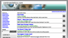What Centroestetico.com website looked like in 2013 (10 years ago)