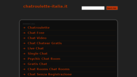 What Chatroulette-italia.it website looked like in 2013 (10 years ago)
