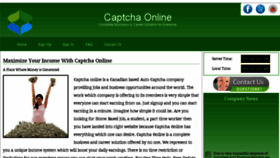 What Captchaonline.com website looked like in 2013 (10 years ago)