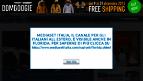 What Canale5.com website looked like in 2013 (10 years ago)