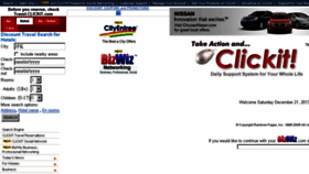 What Clickit.com website looked like in 2013 (10 years ago)