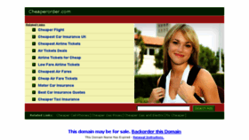 What Cheaperorder.com website looked like in 2013 (10 years ago)