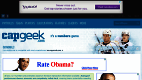 What Capgeek.com website looked like in 2013 (10 years ago)