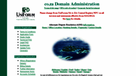 What Coza.net.za website looked like in 2013 (10 years ago)