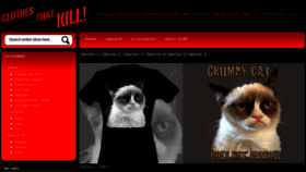 What Clothesthatkill.com website looked like in 2013 (10 years ago)