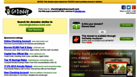 What Checkingbankaccount.com website looked like in 2013 (10 years ago)