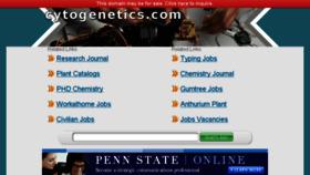 What Cytogenetics.com website looked like in 2013 (10 years ago)