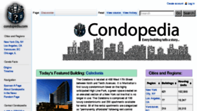What Condopedia.com website looked like in 2013 (10 years ago)