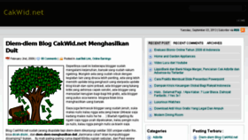 What Cakwid.net website looked like in 2014 (10 years ago)