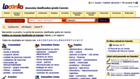 What Cancun.locanto.com.mx website looked like in 2014 (10 years ago)