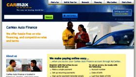 What Carmaxautofinance.com website looked like in 2014 (10 years ago)
