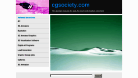 What Cgsociety.com website looked like in 2014 (10 years ago)