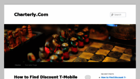 What Charterly.com website looked like in 2014 (10 years ago)
