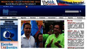 What Ciudadaniainformada.com website looked like in 2014 (10 years ago)