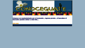 What Conoceguate.com website looked like in 2014 (10 years ago)