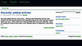 What Copypastearticles.com website looked like in 2014 (10 years ago)