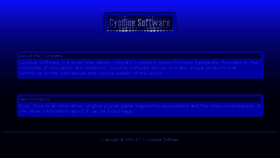 What Cyodine.com website looked like in 2014 (10 years ago)