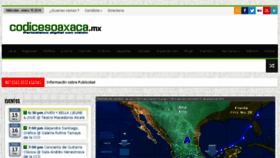 What Codicesoaxaca.mx website looked like in 2014 (10 years ago)
