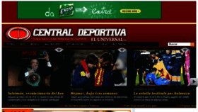 What Centraldeportiva.com website looked like in 2014 (10 years ago)