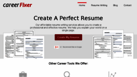 What Careerfixer.com website looked like in 2014 (10 years ago)