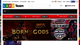 What Cardteam.co.uk website looked like in 2014 (10 years ago)