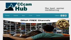 What Cccamhub.com website looked like in 2014 (10 years ago)