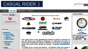 What Casualrider.fr website looked like in 2014 (10 years ago)