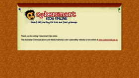 What Cybersmartkids.com.au website looked like in 2014 (10 years ago)