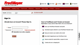 What Customer.fredmeyer.com website looked like in 2014 (10 years ago)