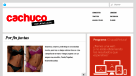 What Cachuco.com website looked like in 2014 (10 years ago)