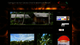 What Camiguin.ph website looked like in 2014 (10 years ago)