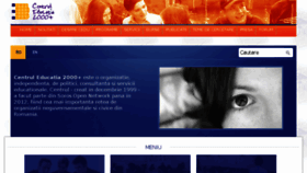 What Cedu.ro website looked like in 2014 (10 years ago)