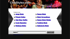 What Clubstylez.com website looked like in 2014 (10 years ago)