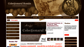 What Colectionarul-roman.ro website looked like in 2014 (10 years ago)