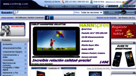 What Controlp.es website looked like in 2014 (10 years ago)