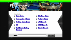 What Clockwork.org website looked like in 2014 (10 years ago)