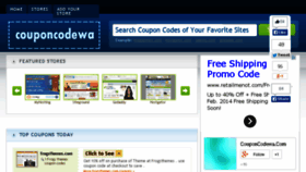 What Couponcodewa.com website looked like in 2014 (10 years ago)