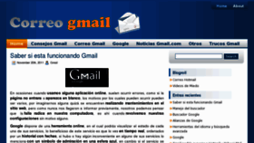What Correo-gmail.com website looked like in 2014 (12 years ago)
