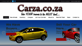 What Carza.co.za website looked like in 2014 (10 years ago)