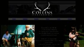 What Collinstaxidermy.com website looked like in 2014 (10 years ago)