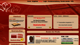 What Cosmofon.de website looked like in 2014 (10 years ago)