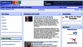 What Caparea.net website looked like in 2014 (10 years ago)