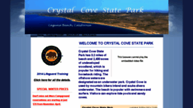 What Crystalcovestatepark.com website looked like in 2014 (10 years ago)