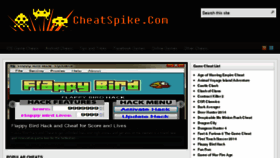 What Cheatspike.com website looked like in 2014 (10 years ago)