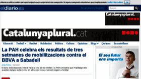 What Catalunyaplural.cat website looked like in 2014 (10 years ago)