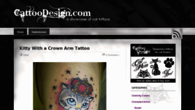 What Cattoodesign.com website looked like in 2014 (10 years ago)