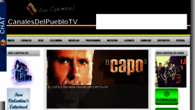 What Canalesdelpueblotv.com website looked like in 2014 (10 years ago)