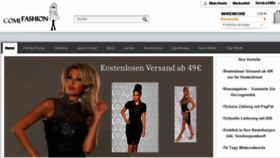 What Comefashion.de website looked like in 2014 (10 years ago)