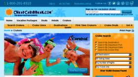 What Cruise.cheapcaribbean.com website looked like in 2014 (10 years ago)