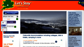 What Cotswolds-stay.co.uk website looked like in 2014 (10 years ago)